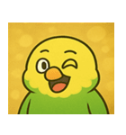 キラキラおしゃべりインコ@SFW（個別スタンプ：32）