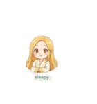 美女の笑顔（個別スタンプ：4）