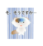 色々な猫1-4 長毛-垂れ耳-白に茶ぶち（個別スタンプ：36）