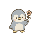 あさつきペンギンのんびりあいさつスタンプ（個別スタンプ：14）