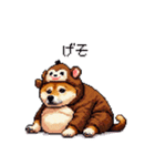 おサルな太っちょ柴犬（個別スタンプ：17）