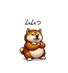 おサルな太っちょ柴犬（個別スタンプ：34）