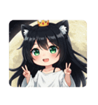 漆黒の煌めきみなみちゃんスタンプ（個別スタンプ：8）