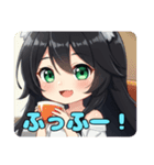 漆黒の煌めきみなみちゃんスタンプ（個別スタンプ：11）