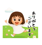 女の子の無難なスタンプ6（個別スタンプ：15）