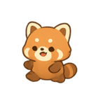 ふわもこレッサーパンダ しあわせパレード（個別スタンプ：2）