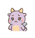 ラベンダードラゴンかわいいパレード（個別スタンプ：8）