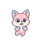 コットンキャンディフォックス楽しい行進（個別スタンプ：2）