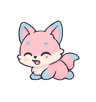 コットンキャンディフォックス楽しい行進（個別スタンプ：5）