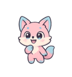 コットンキャンディフォックス楽しい行進（個別スタンプ：6）