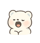 ねむねむくまちゃんのふわふわ行進（個別スタンプ：1）