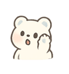 ねむねむくまちゃんのふわふわ行進（個別スタンプ：3）
