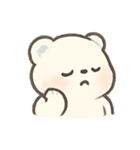 ねむねむくまちゃんのふわふわ行進（個別スタンプ：4）