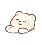 ねむねむくまちゃんのふわふわ行進（個別スタンプ：10）