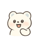 ねむねむくまちゃんのふわふわ行進（個別スタンプ：15）