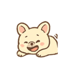 クリーム色のフレブル気分パレード（個別スタンプ：6）