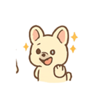 クリーム色のフレブル気分パレード（個別スタンプ：7）