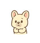 クリーム色のフレブル気分パレード（個別スタンプ：8）