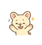 クリーム色のフレブル気分パレード（個別スタンプ：10）