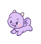ラベンダードラコ 甘いイタズラ（個別スタンプ：16）