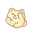 ふわふわ柴犬の気分パレード（個別スタンプ：3）