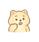 ふわふわ柴犬の気分パレード（個別スタンプ：5）