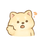 ふわふわ柴犬の気分パレード（個別スタンプ：8）