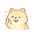 ふわふわ柴犬の気分パレード（個別スタンプ：12）