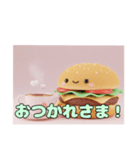 ふわふわハンバーガースタンプ（個別スタンプ：7）