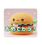 ふわふわハンバーガースタンプ（個別スタンプ：9）