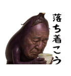 ナスミマセン(謝罪時に便利な茄子の土下座)（個別スタンプ：22）