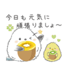 ゆるふわ♡夏のシマエナガさん。②（個別スタンプ：3）