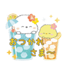 ゆるふわ♡夏のシマエナガさん。②（個別スタンプ：14）