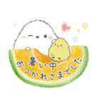 ゆるふわ♡夏のシマエナガさん。②（個別スタンプ：16）