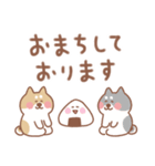柴犬の毎日使えるでか文字敬語（個別スタンプ：19）