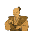 織田 信長 戦国 時代 古典 武士 刀（個別スタンプ：1）