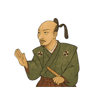 織田 信長 戦国 時代 古典 武士 刀（個別スタンプ：11）