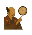 織田 信長 戦国 時代 古典 武士 刀（個別スタンプ：17）