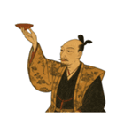 織田 信長 戦国 時代 古典 武士 刀（個別スタンプ：19）