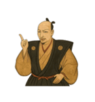 織田 信長 戦国 時代 古典 武士 刀（個別スタンプ：24）