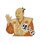 織田 信長 戦国 時代 古典 武士 刀 (小)（個別スタンプ：16）