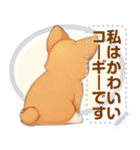かわいいコーギーの日常 (MJ2)（個別スタンプ：16）