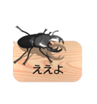 スマホの上のオオクワガタ3《関西弁》（個別スタンプ：2）