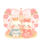 3D風❤️らぶうさ❤️毎日ふんわりらぶ❤️（個別スタンプ：28）