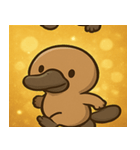 キラキラくちばしのカモノハシ@SFW（個別スタンプ：8）