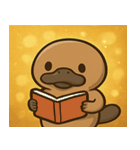 キラキラくちばしのカモノハシ@SFW（個別スタンプ：10）