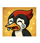 キラキラくちばしのキツツキ@SFW（個別スタンプ：4）