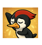 キラキラくちばしのキツツキ@SFW（個別スタンプ：7）