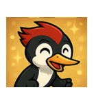 キラキラくちばしのキツツキ@SFW（個別スタンプ：8）