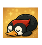 キラキラくちばしのキツツキ@SFW（個別スタンプ：9）